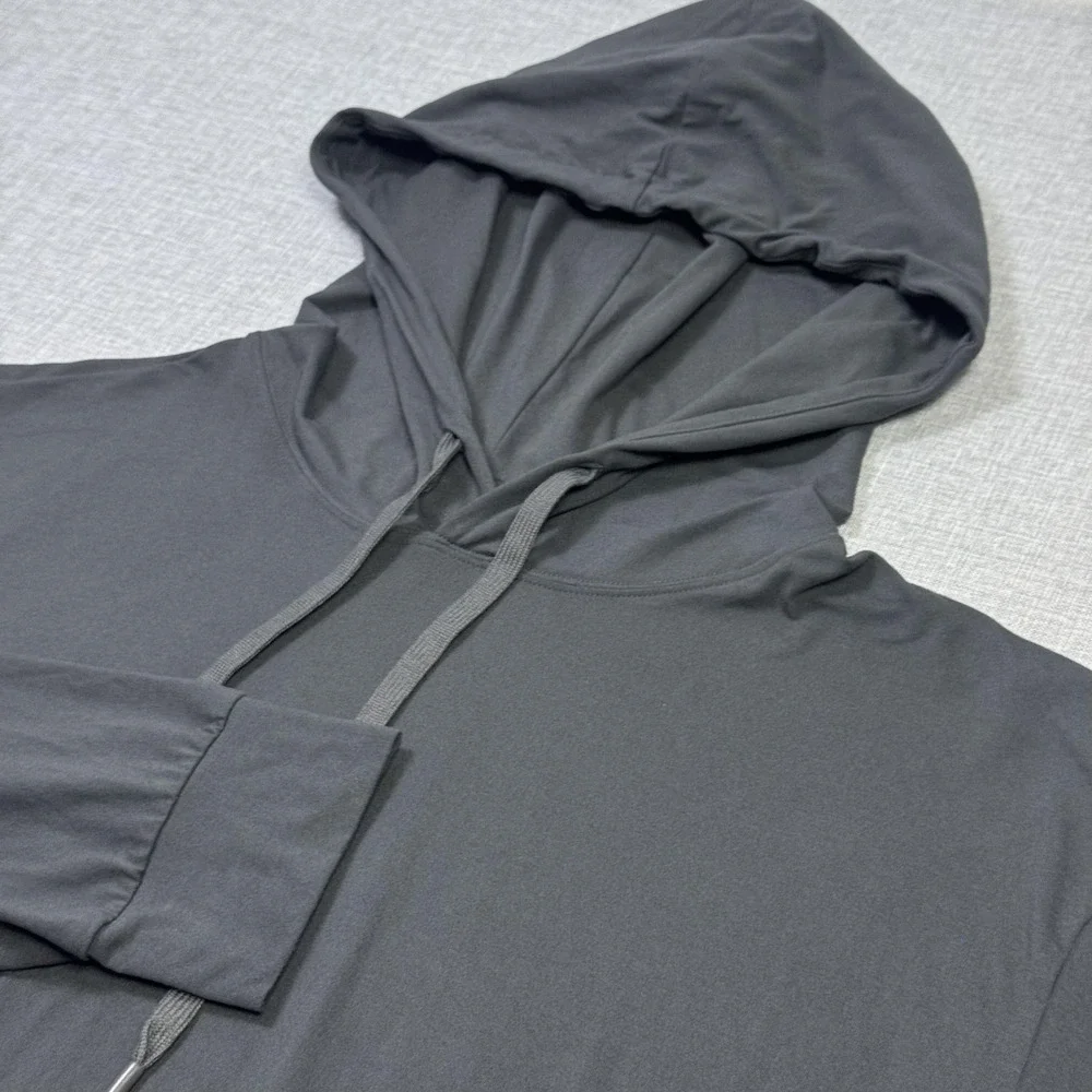 Comfrt Hoodie Sweatshirt Mens 3XL Gray Pullover Pockets Drawstring Soft